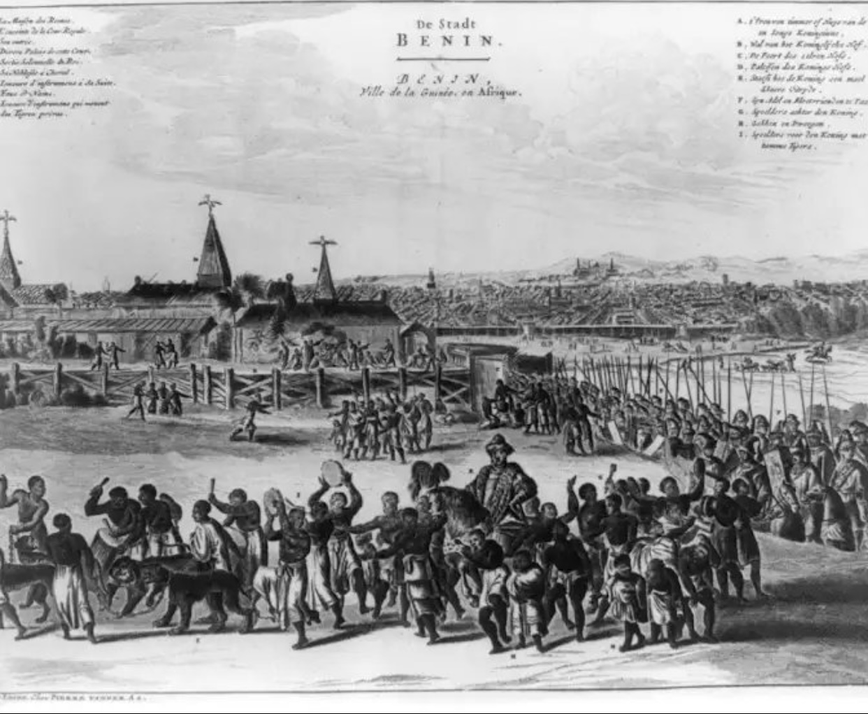 Historical Map of Benin City
